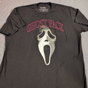 Ghost Face Black Short Sleeve Tee